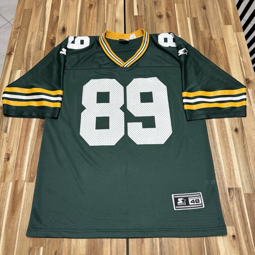 Vintage Mark Chumura Jersey Mens L Starter Green Bay Packers NFL Football 90s
